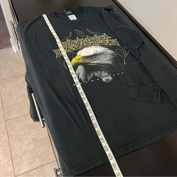 Harley Davidson Police vintage long sleeve graphic shirt,black,100%Cotton sz XXL - Picture 12 of 14